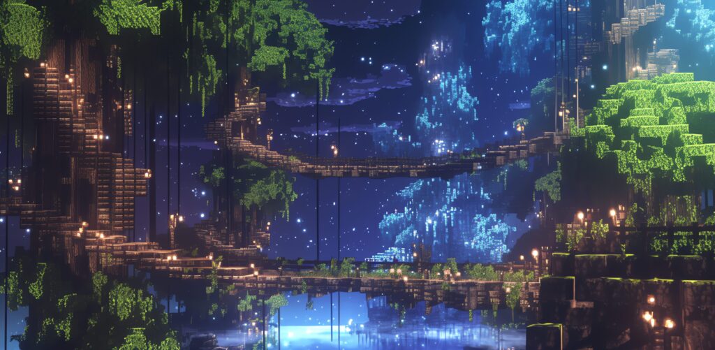 地下世界,Minecraft風